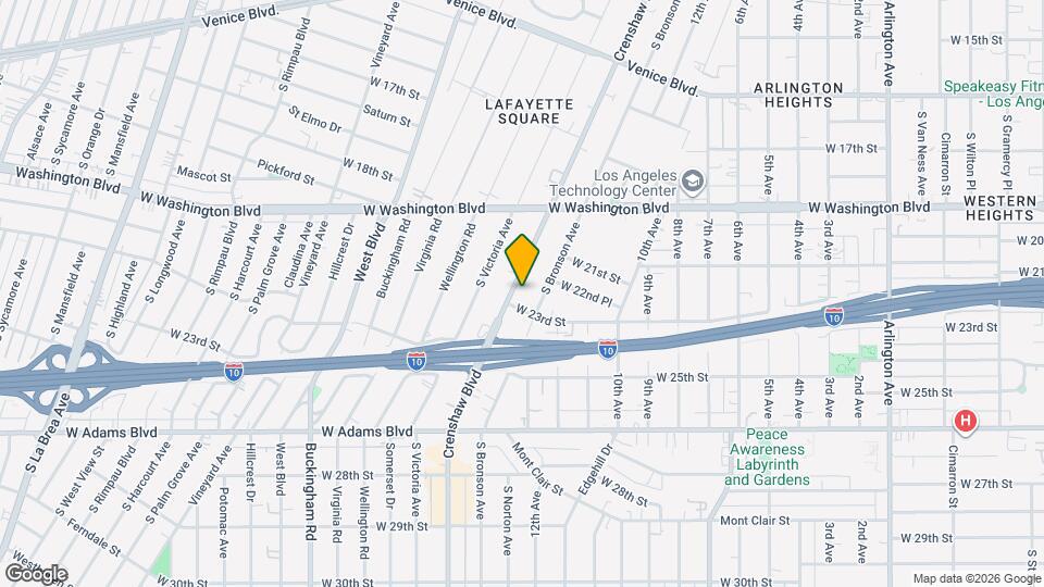 2240 Crenshaw Blvd Map and Location Details