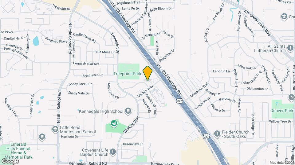 5807 Rock Meadow Trail Map and Location Details