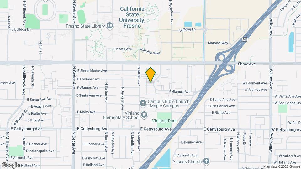 4885 N Backer Ave Map and Location Details