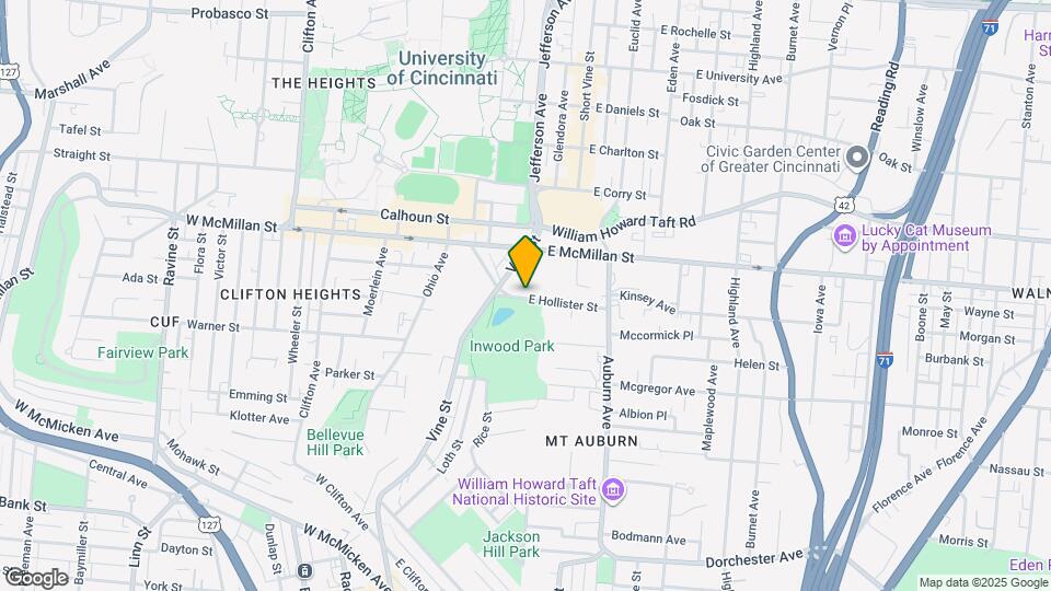 28 E Hollister St Map and Location Details