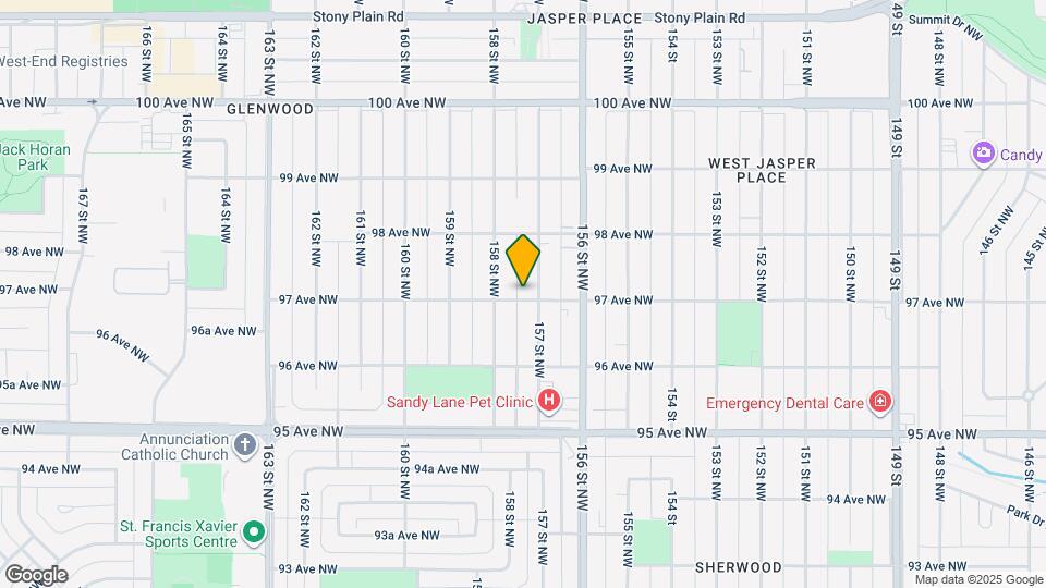 9702-9157 157 St NW Map and Location Details