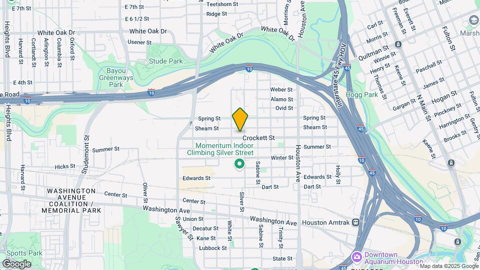 1904 Crockett St Map and Location Details
