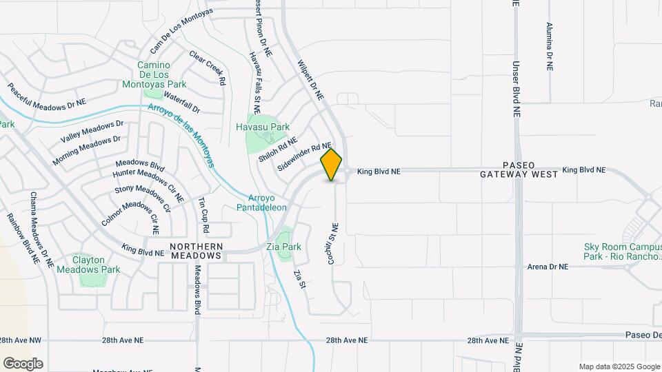 3357 Cochiti St NE Map and Location Details