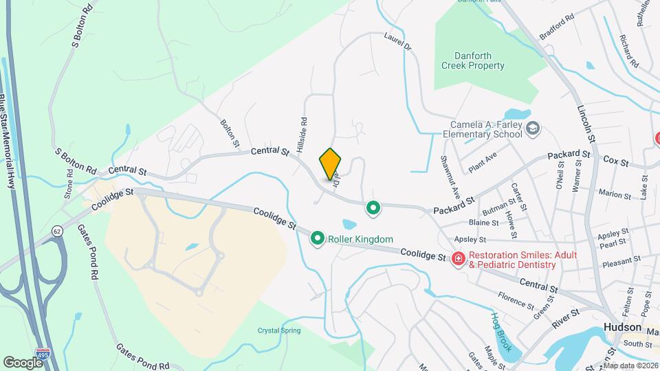 223 Central St Map and Location Details