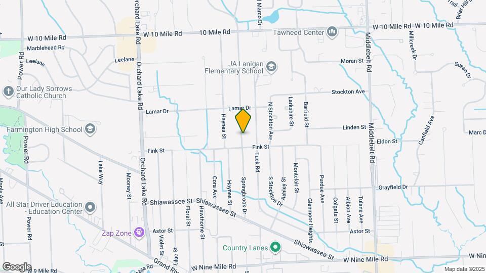 23346 Springbrook Dr Map and Location Details