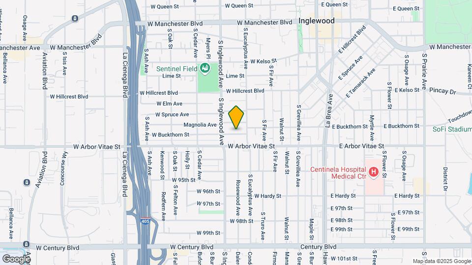 323 W Buckthorn St Map and Location Details