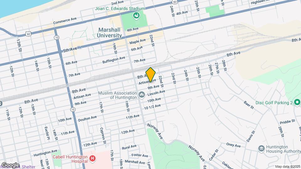 830 1/2 21st St Map and Location Details