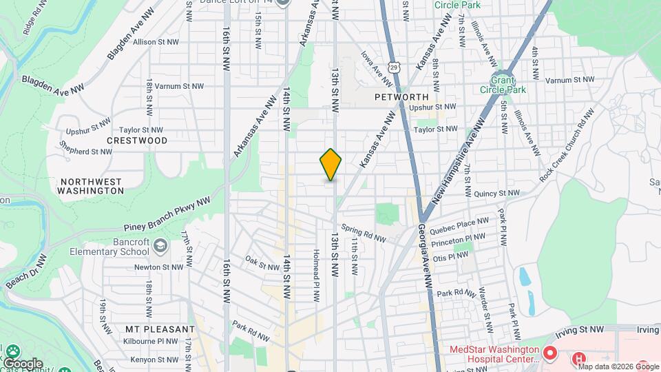 3810 13th St NW Map and Location Details
