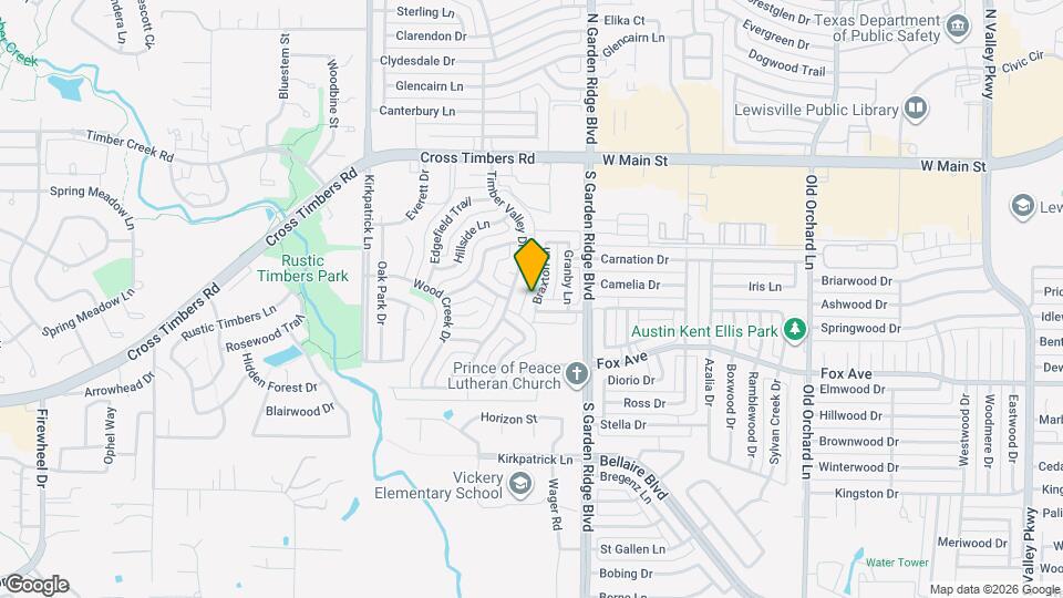 3813 Braxton Ln Map and Location Details