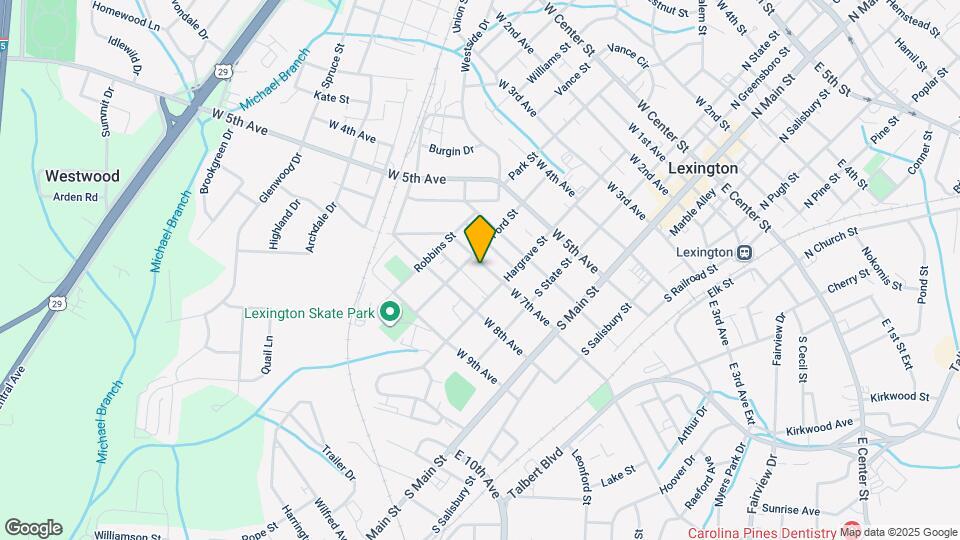 211 W 7th Ave Map and Location Details