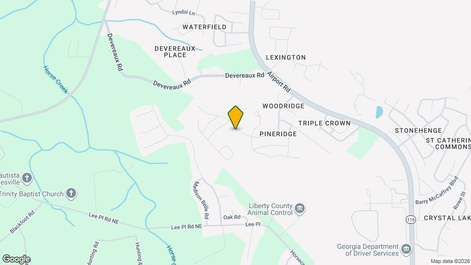 1290 Windrow Dr Mapa y Detalles de la Ubicación