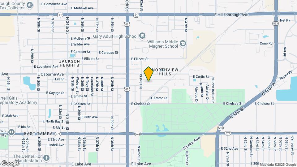 4214 E Palifox St Map and Location Details