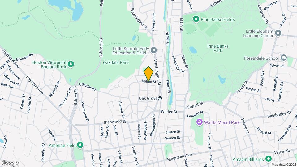 121 Wyoming Ave, Unit Apt 1 Map and Location Details