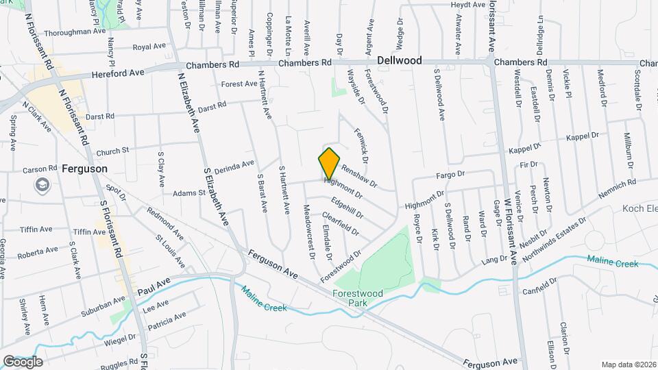 1006 Highmont Dr Map and Location Details