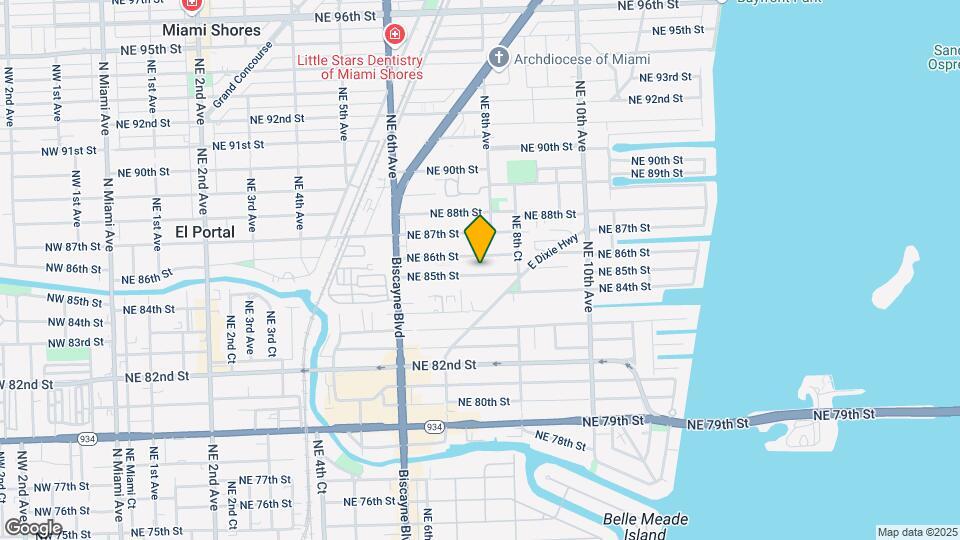 777 NE 85th St Map and Location Details