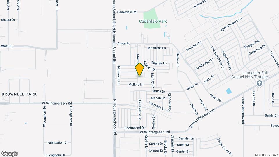 2728 Monticello Ln Map and Location Details