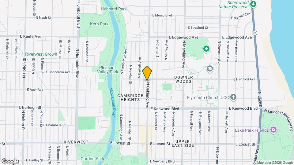 3287 N Oakland Ave Mapa y Detalles de la Ubicación