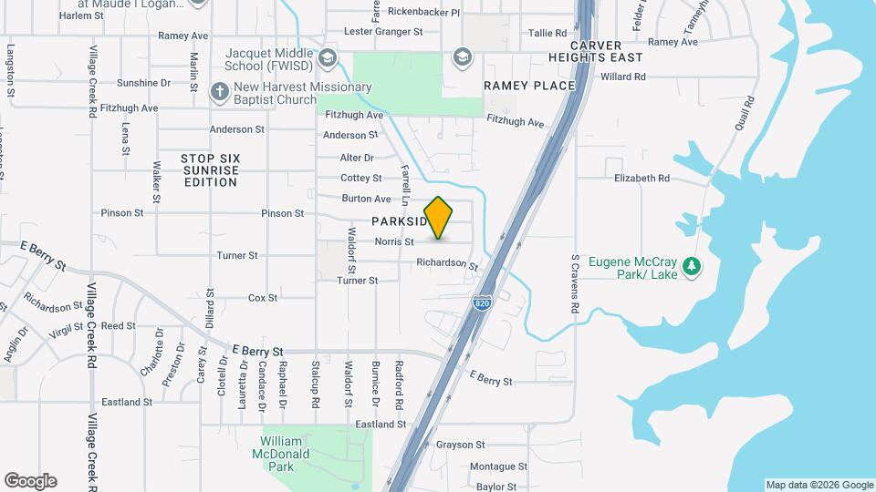 5704 Norris St Mapa y Detalles de la Ubicación