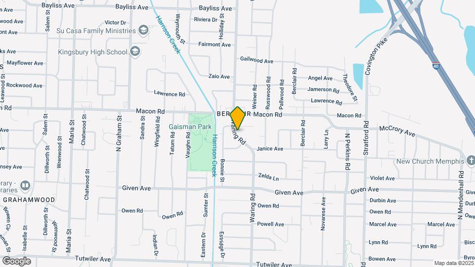 1080 Waring Rd Map and Location Details