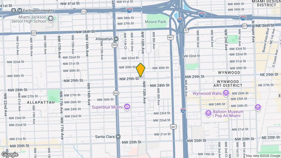 1020 NW 29th St Mapa y Detalles de la Ubicación