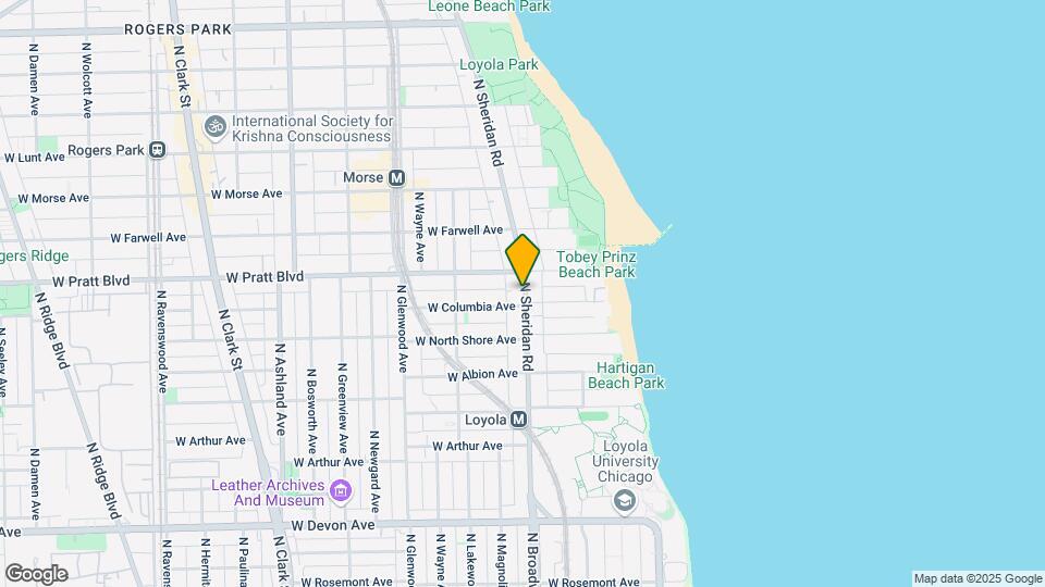 Pratt Beach Apartments And Stores Map and Location Details