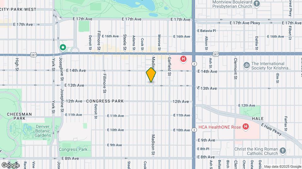 1301 Madison St Map and Location Details