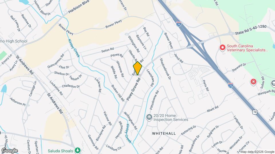 289 Piney Grove Rd Map and Location Details