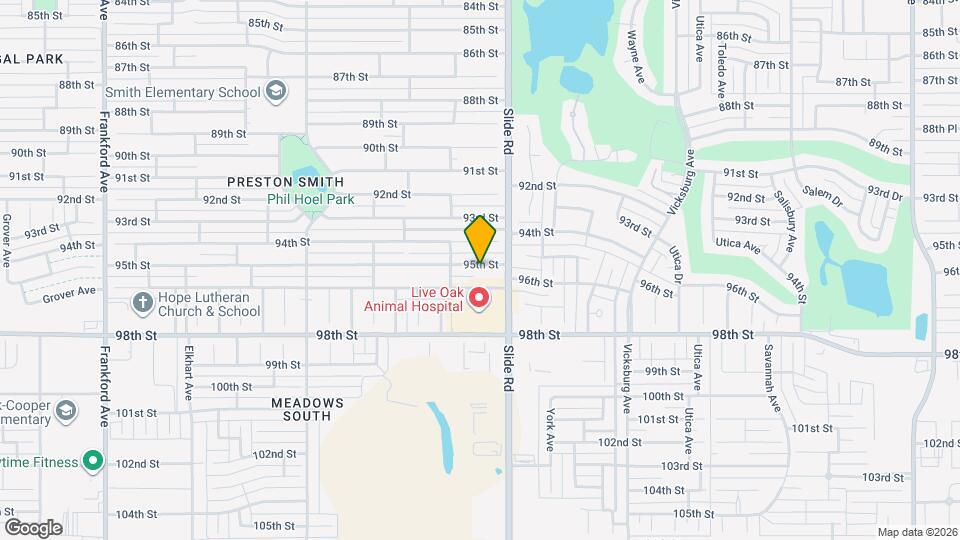 5209 95th St Map and Location Details