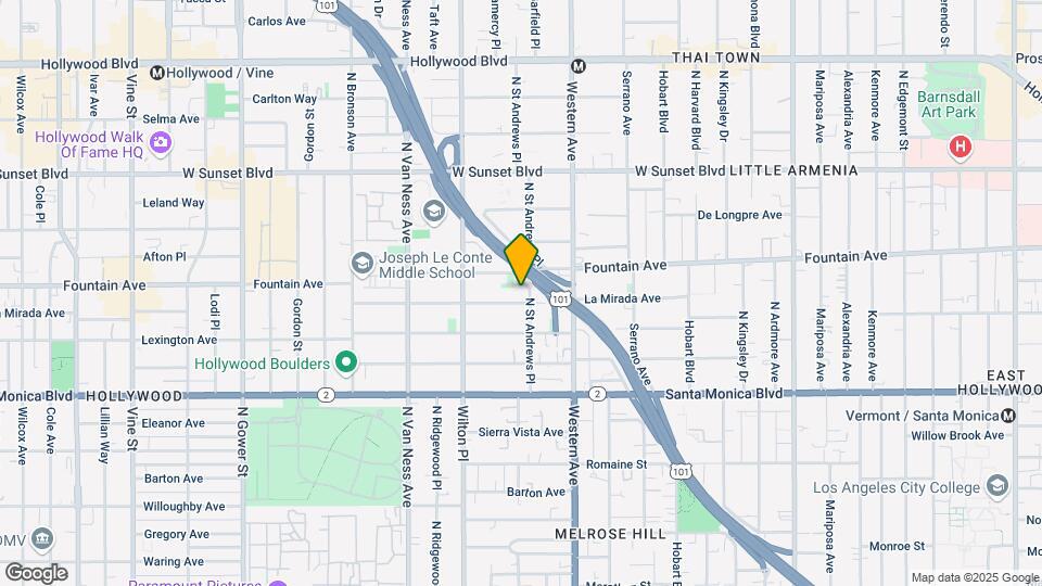 5607 La Mirada Ave Map and Location Details
