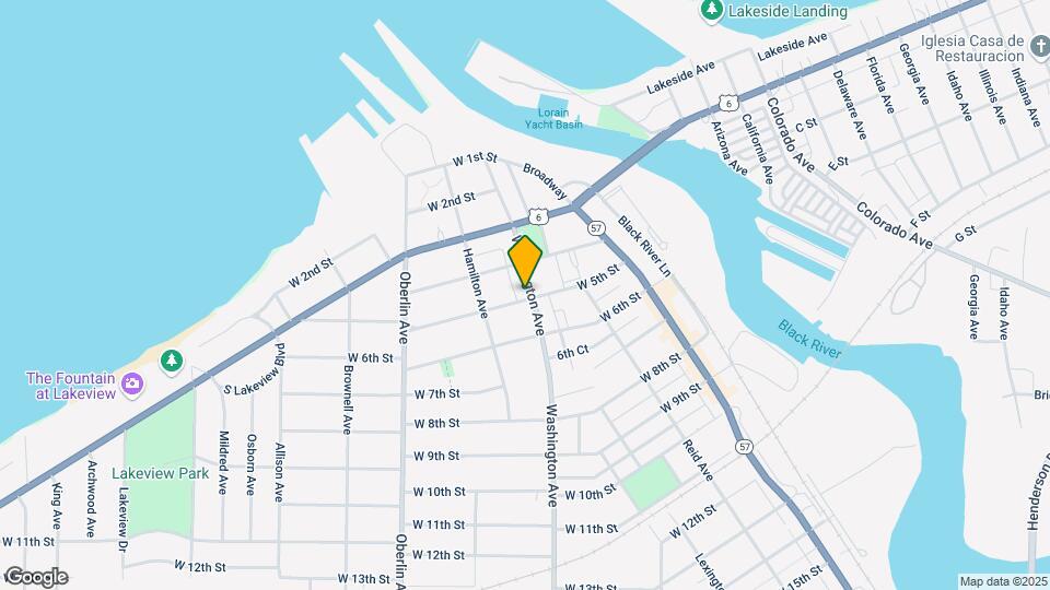 460 W 5th St Mapa y Detalles de la Ubicación