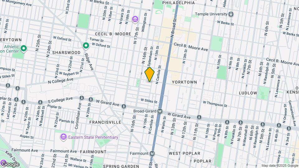 1330 N 15th St Map and Location Details