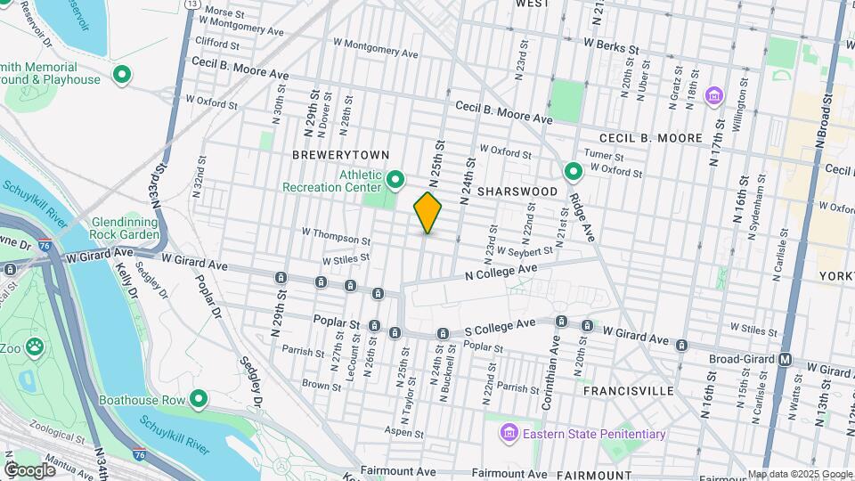 1315 N 25th St Map and Location Details