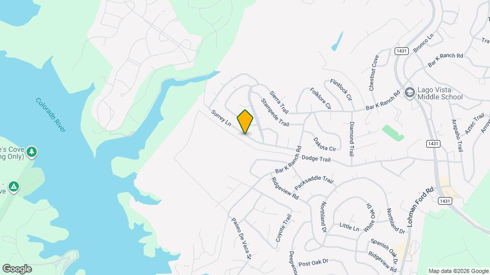 21607 Surrey Ln Map and Location Details