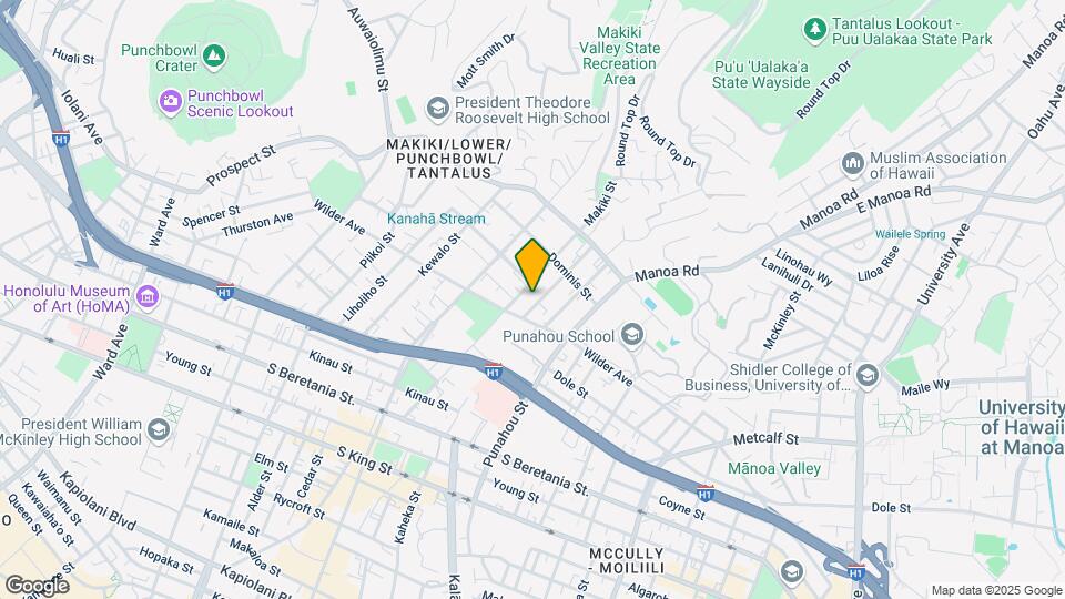 1624 Anapuni St Map and Location Details