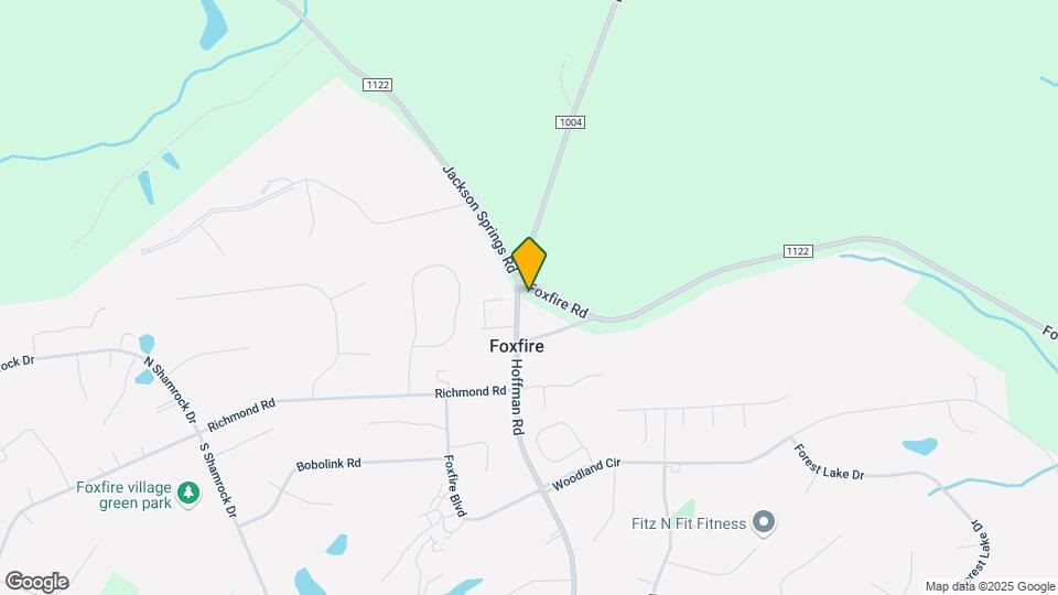 2185 Foxfire Rd Map and Location Details
