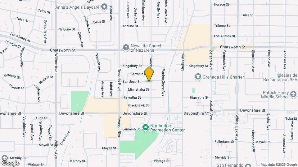 10455 Etiwanda Ave Map and Location Details