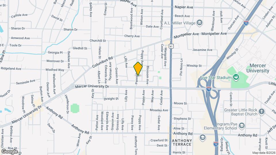 424 Pansy Ave Map and Location Details