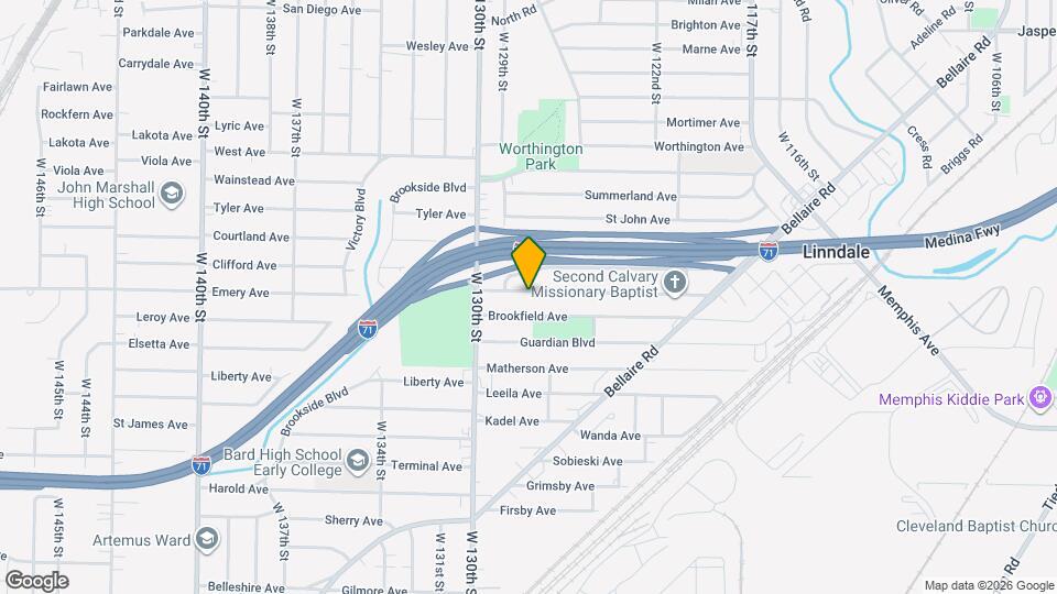 12721 Emery Ave Mapa y Detalles de la Ubicación