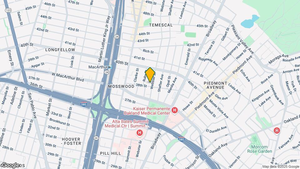 432 38th St Map and Location Details