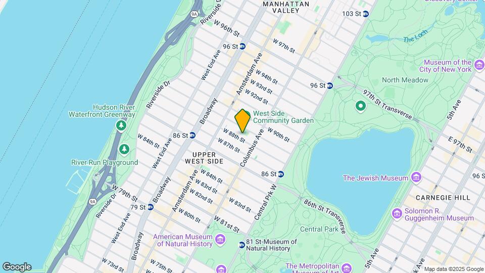 119 West 88th Street Map and Location Details