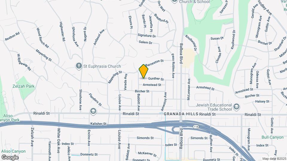 17176 Gunther St Map and Location Details
