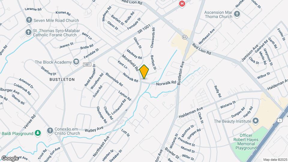 1225 Norwalk Rd Map and Location Details