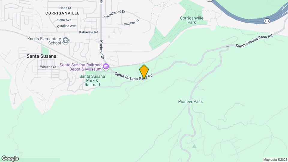6818 Santa Susana Pass Rd Mapa y Detalles de la Ubicación