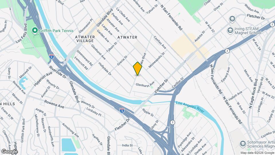 3104 Silver Lake Blvd Mapa y Detalles de la Ubicación