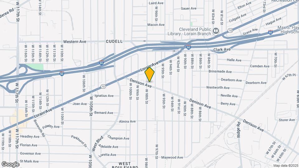 9720 Denison Ave Mapa y Detalles de la Ubicación