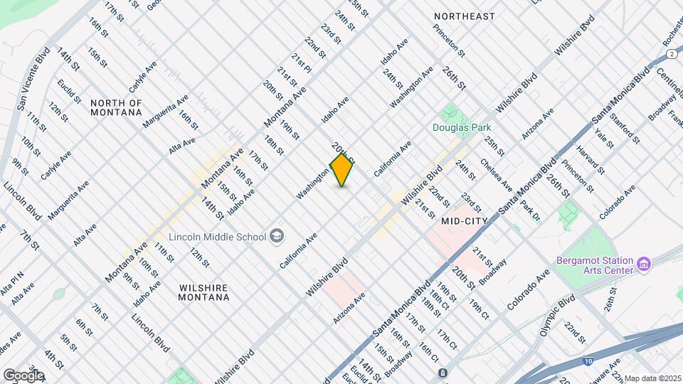 1044 19th St Map and Location Details
