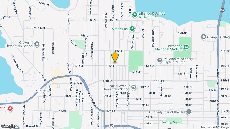 1301 N Rainier Ave Map and Location Details