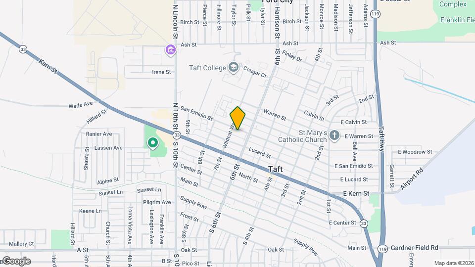 619 San Emidio St Map and Location Details