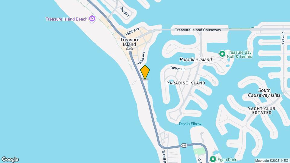 10265 Gulf Blvd Mapa y Detalles de la Ubicación