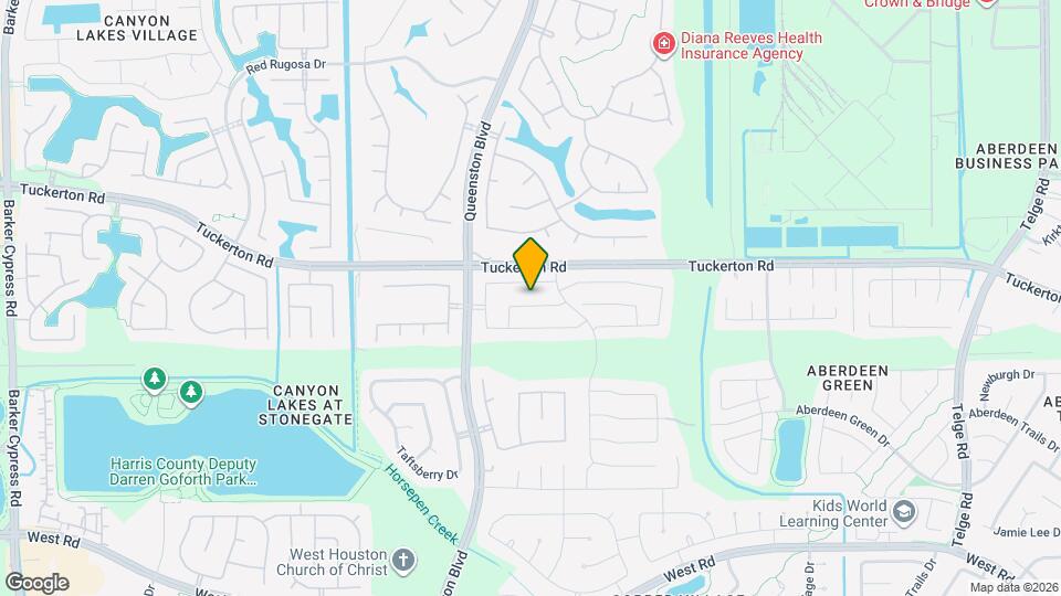 16802 Libson Falls Dr Map and Location Details